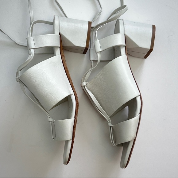 Vince Dunaway Ankle-Wrap Leather Sandals, Size 7.5 - Picture 4 of 7